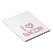 Bloc-note J'adore le Bacon (Incliné)