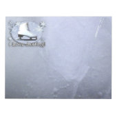 Bloc-note J'adore le patinage (Devant)