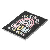 Bloc-note J'ai la meilleure maman du monde Boho Rainbow (Tourné)