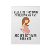 Bloc-note J'Ai L'Impression Que Ce Bébé Est En Train De Tire (Tourné)