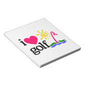 Bloc-note J'AIME GOlF (Incliné)