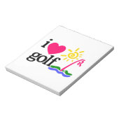 Bloc-note J'AIME GOlF (Tourné)