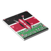 Bloc-note J'Aime ! Kenya Hakuna Matata (Incliné)