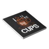 Bloc-note J'Aime La Big Cup (Incliné)