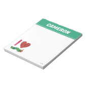 Bloc-note J'Aime La Caterpillar Très Affamée (Tourné)