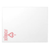 Bloc-note J'aime la science (Devant)