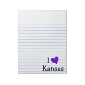 Bloc-note J'aime le Kansas (Tourné)