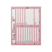 Bloc-note J'aime le planificateur quotidien (Tourné)