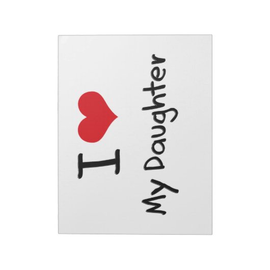 Bloc-note J'Aime Ma Fille (Tourné)