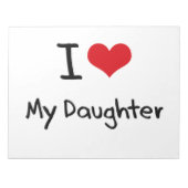 Bloc-note J'Aime Ma Fille (Devant)