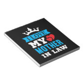 Bloc-note J'Aime Ma Mère En Droit (Incliné)