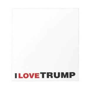 Bloc-note J'aime Trump