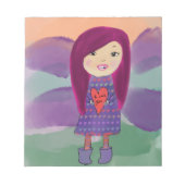 Bloc-note J'aime votre ordinateur portable (Devant)