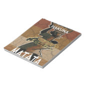 Bloc-note Jambo Habari Hakuna Matata. (Tourné)