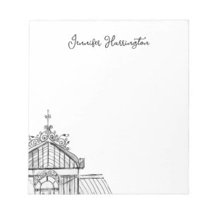 Bloc-note Jardin botanique vintage Cute esthétique victorien