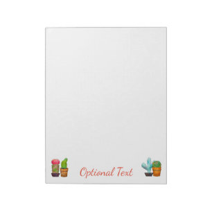 Bloc-note Jardin coloré de Cactus