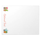 Bloc-note Jardin coloré de Cactus (Devant)