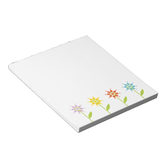 Bloc-note Jardin Daisy Moderne Floral (Incliné)