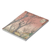 Bloc-note Jardin de prune fleuri d'arbre japonais (Tourné)