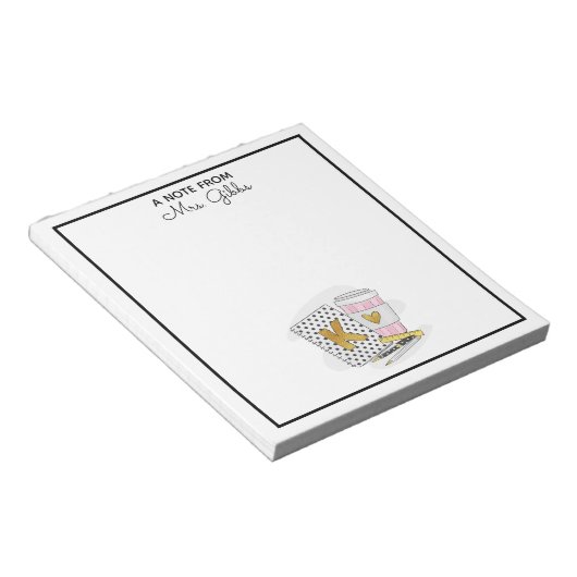 Bloc-note Jardin d'enfants Appréciation de l'enseignant Blan (Incliné)