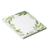 Bloc-note Jardin des papillons du printemps | Ajouter votre  (Incliné)