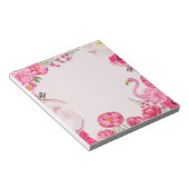Bloc-note Jardin flamand rose exotique (Incliné)