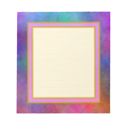 Bloc-note Jardin Latéré Lumière Soleil Petite Note Pad (Devant)