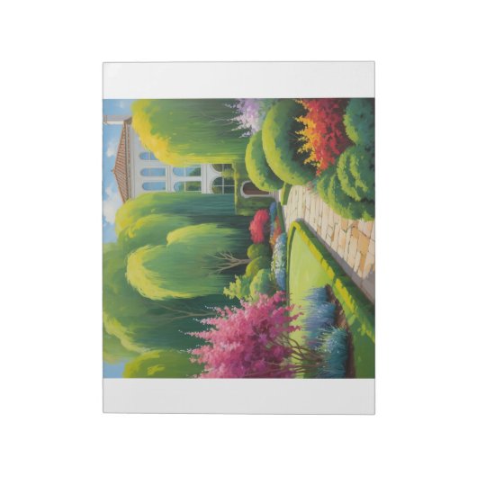 Bloc-note Jardin plante vert (Tourné)