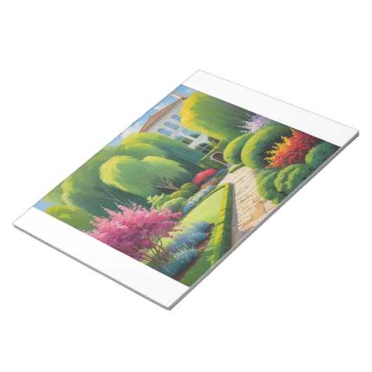 Bloc-note Jardin plante vert (Incliné)