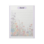 Bloc-note Jardin Violet en Fleur_ Journal (Tourné)