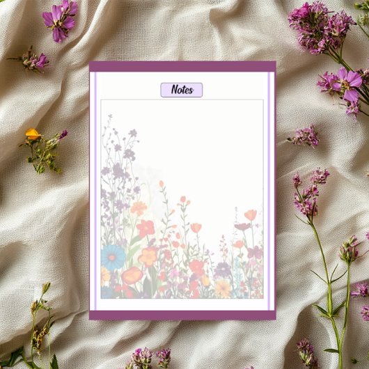 Bloc-note Jardin Violet en Fleur_ Notes 2