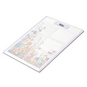 Bloc-note Jardin Violet en Fleur_ Notes 2 (Incliné)