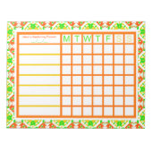 Bloc-note Jardinage Jardin Augmenter votre propre plan plani (Devant)