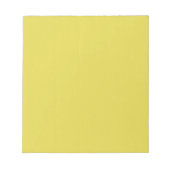 Bloc-note Jaune Blanc Plaine do-it-yourself modèle ajouter t (Devant)
