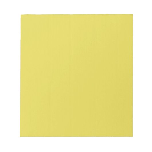 Bloc-note Jaune Blanc Plaine do-it-yourself modèle ajouter t (Devant)
