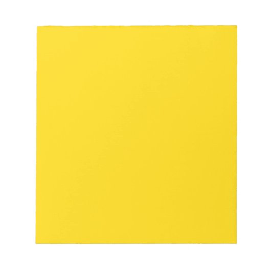 Bloc-note jaune d'or ffd700 (Devant)