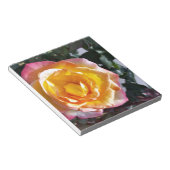 Bloc-note jaune et rose (Incliné)