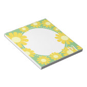 Bloc-note Jaune marais vert (Incliné)