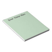 Bloc-note Jaune Vert Unique Cadeaux d'Enseignant Personnalis (Incliné)