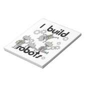 Bloc-note Je construis des robots (Tourné)