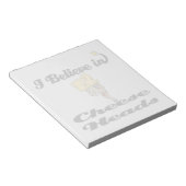 Bloc-note je crois aux fromages (Incliné)