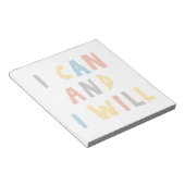 Bloc-note Je Peux Et Je Veux (Incliné)