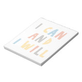 Bloc-note Je Peux Et Je Veux (Tourné)