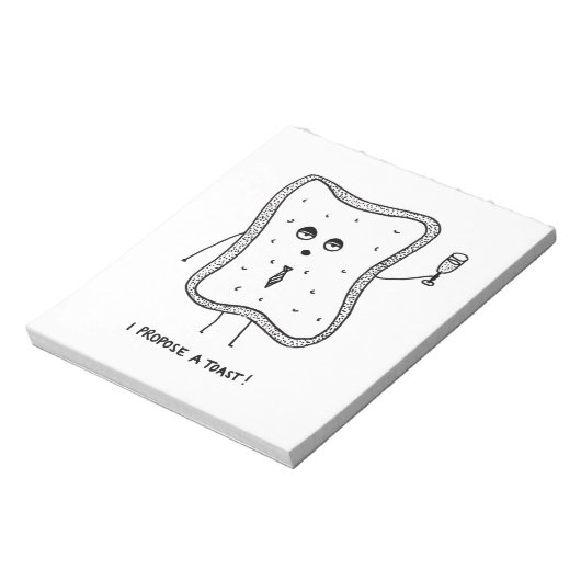 Bloc-note Je propose un toast (Tourné)