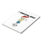 Bloc-note Je respire Golf (Tourné)