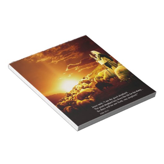 Bloc-note "Je suis le bon berger… (Incliné)