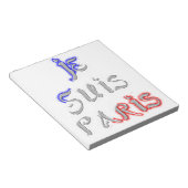 Bloc-note Je Suis Paris J'aime Paris (Incliné)