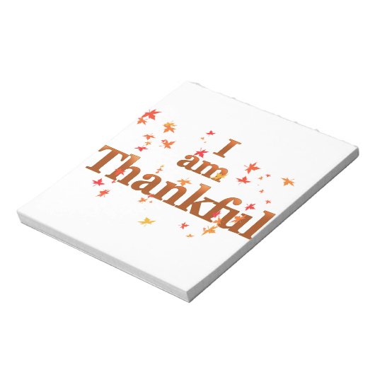 Bloc-note je suis reconnaissant (Tourné)