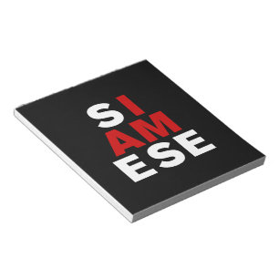 BLOC-NOTE JE SUIS SIAMESE