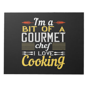 Bloc-note Je Suis Un Peu Un Chef Gastronomique, J'Aime La Cu